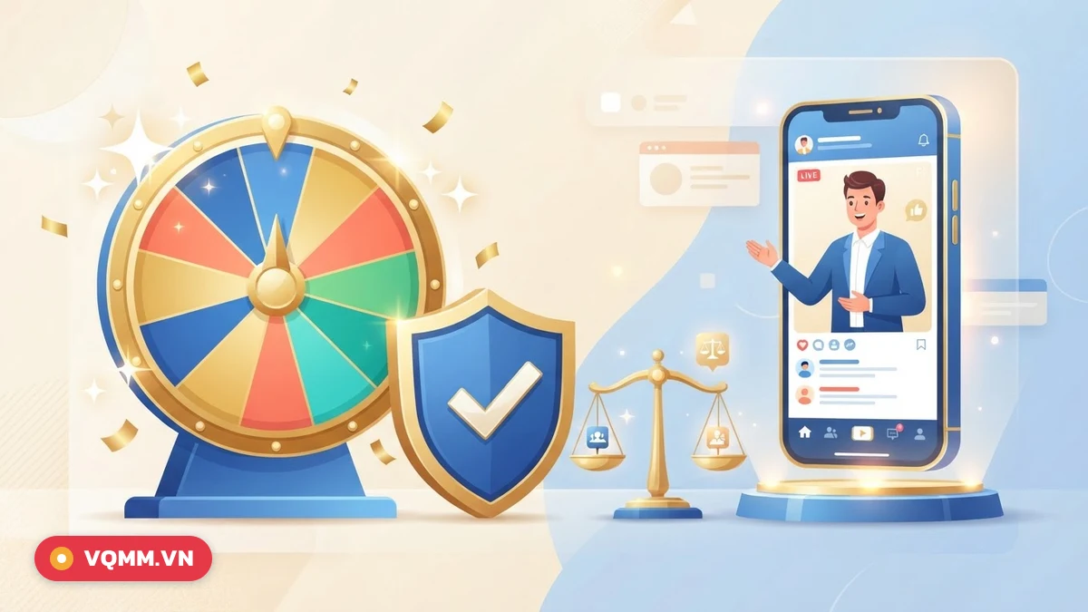 Vòng quay minigame livestream minh bạch, hợp pháp — công cụ random không phải cờ bạc